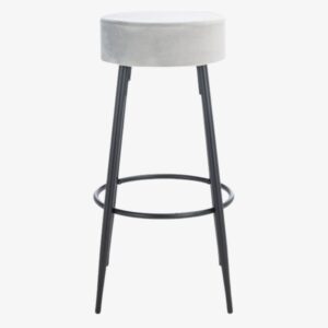 Silla de bar gris Bohden