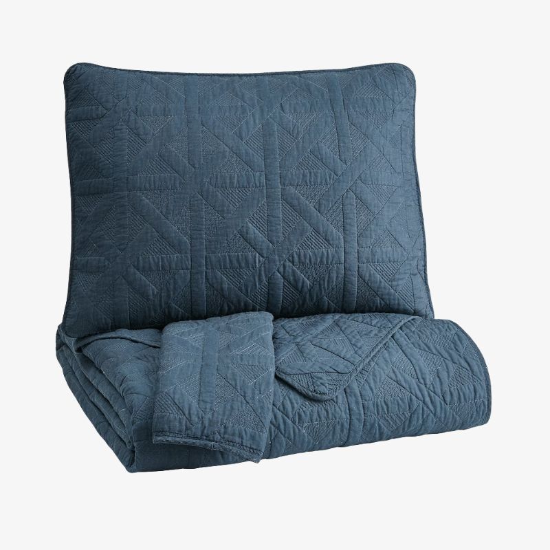 Edredón azul Guslea Queen