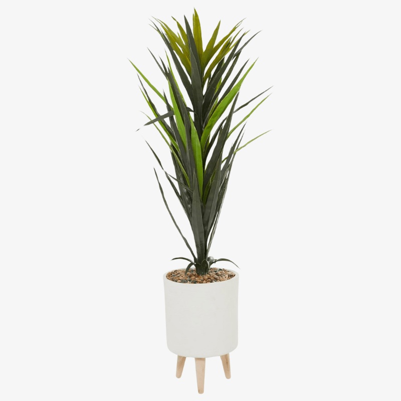 Planta-artificial-Dracaena-maceta-cerámica