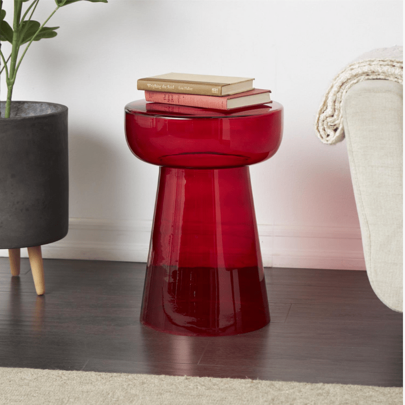 Mesa de Centro Cristal Rojo 20" - Image 2
