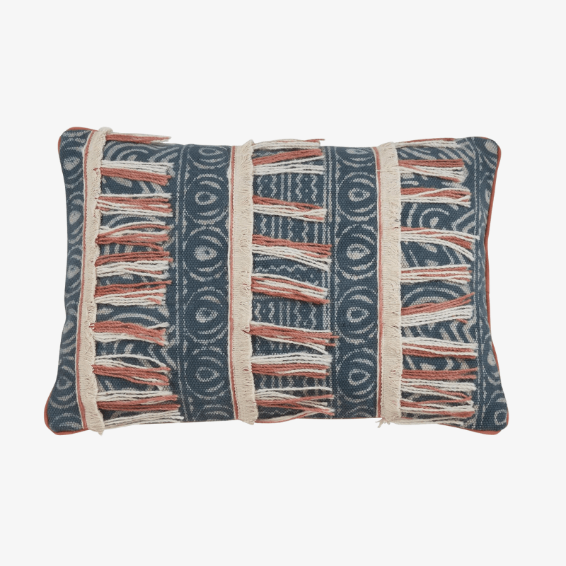 Cojín Bordado Bloques