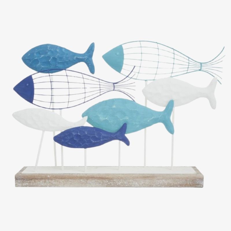 Escultura Pez Azul