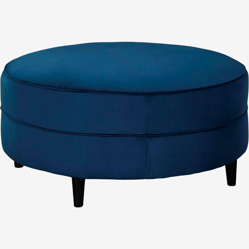 Ottoman acento azul