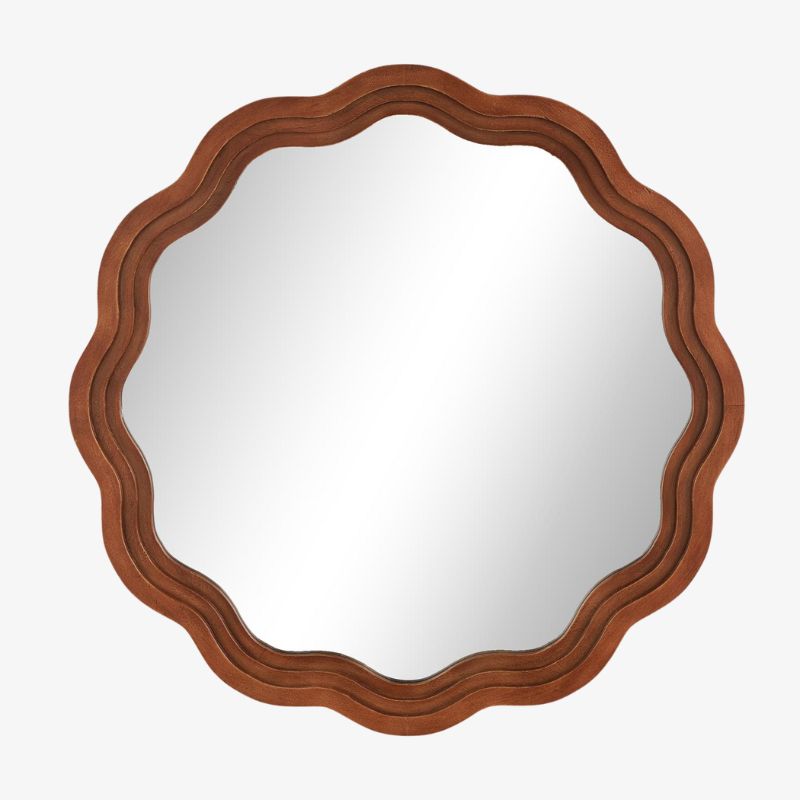 Espejo Ondulado de madera