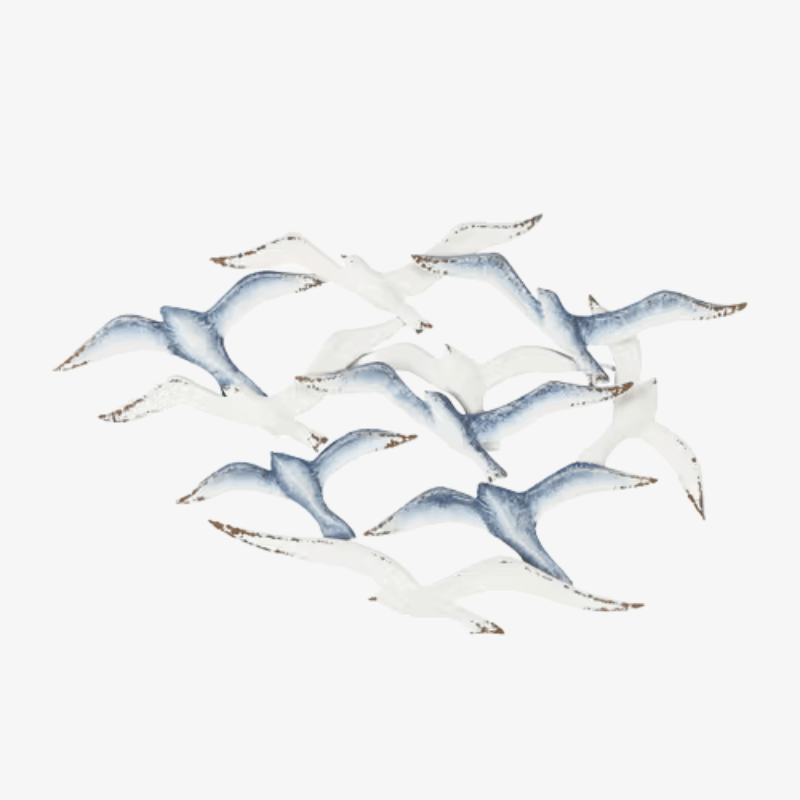 Pájaros de Metal Azul