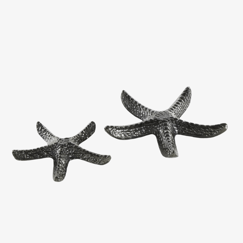 Set 2 Estrellas de Mar Negras