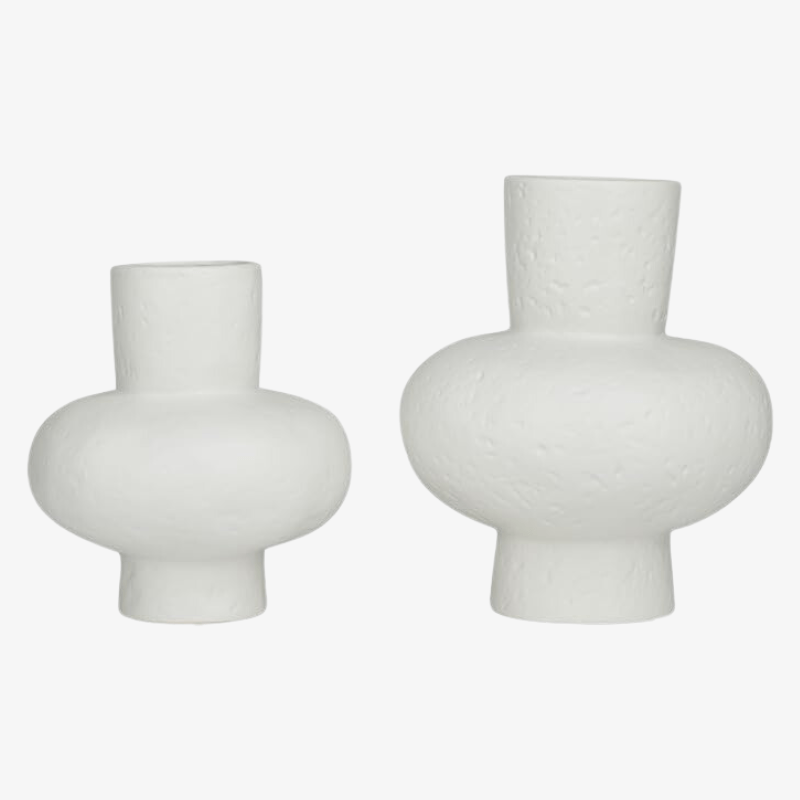 CosmoLiving-by-Cosmopolitan-Jarrón-estilo-calabaza-cerámica-blanca