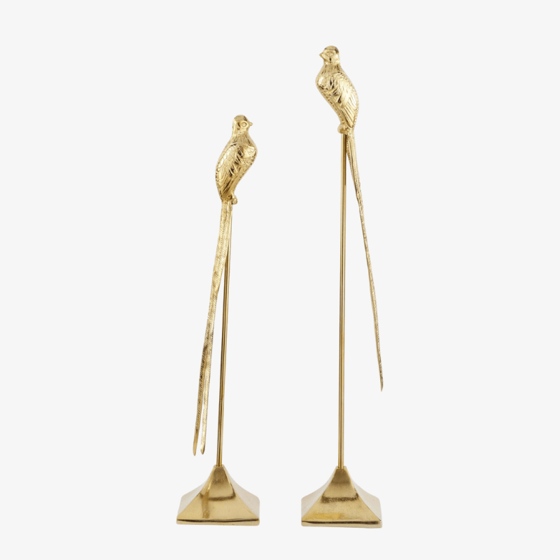 Set 2 Pájaros Dorados