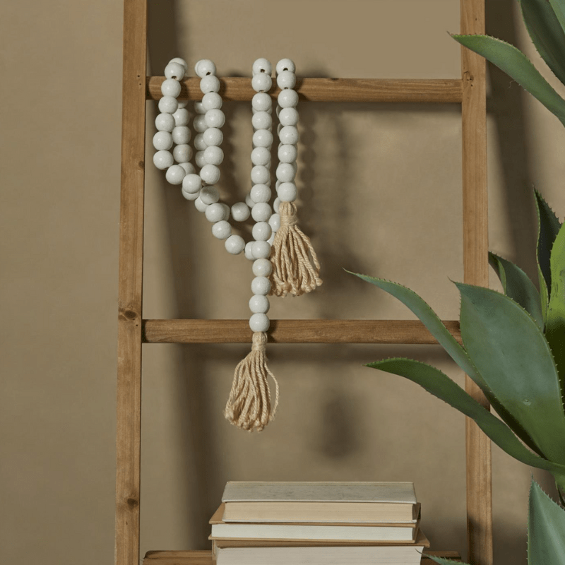 Guirnalda de Madera Blanco 80" - Imagen 2