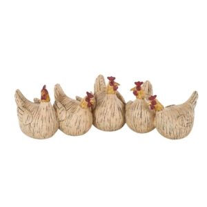 Escultura de pollos